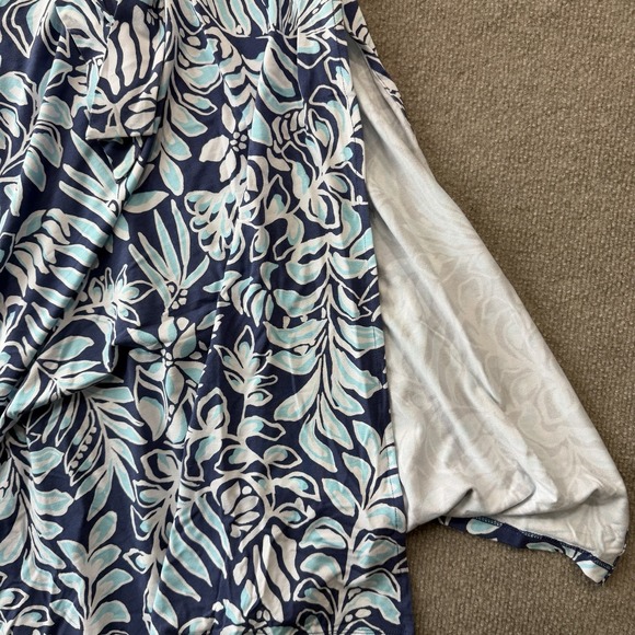 NWT Lilly Pulitzer Chace Maxi Dress Woman's Size XL Sapphire Pool Summer - Picture 10 of 11